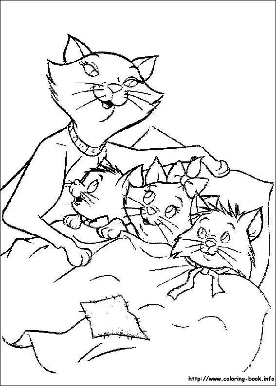 The Aristocats coloring picture